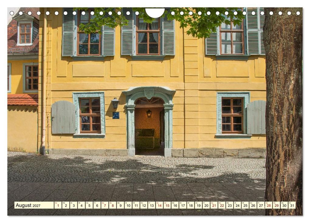 Weitere Ansicht: Weimar - Kulturstadt im Herzen Europas (Wandkalender 2027 DIN A4 quer), CALVENDO Monatskalender | Ulrich Männel, Calvendo