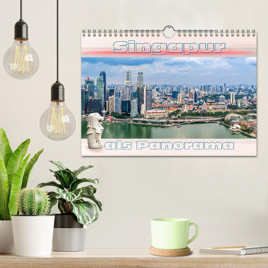 Weitere Ansicht: Singapur als Panorama (Wandkalender 2027 DIN A4 quer), CALVENDO Monatskalender | Dieter Gödecke, Calvendo