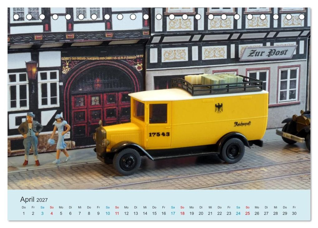 Weitere Ansicht: Die Post ist da (Tischkalender 2027 DIN A5 quer), CALVENDO Monatskalender | Klaus-Peter Huschka, Calvendo