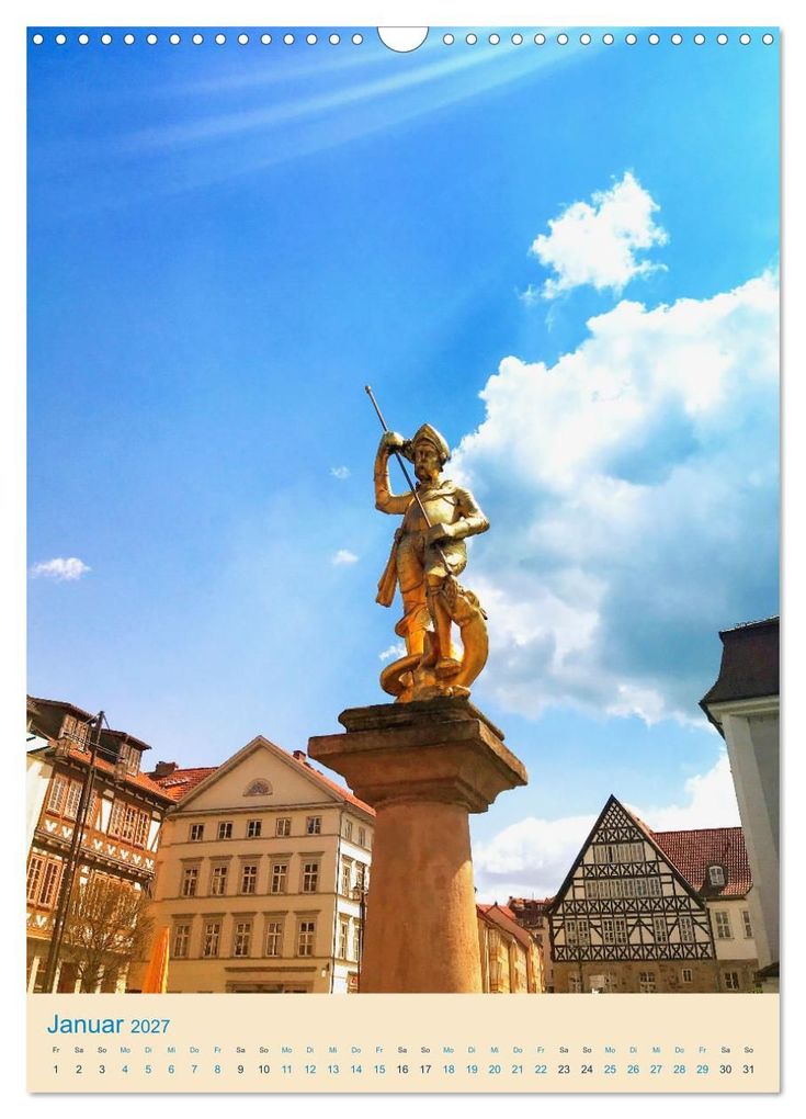 Weitere Ansicht: Erfurt und Eisenach - Traumhaft Schön (Wandkalender 2027 DIN A3 hoch), CALVENDO Monatskalender | Gaby Wojciech, Calvendo