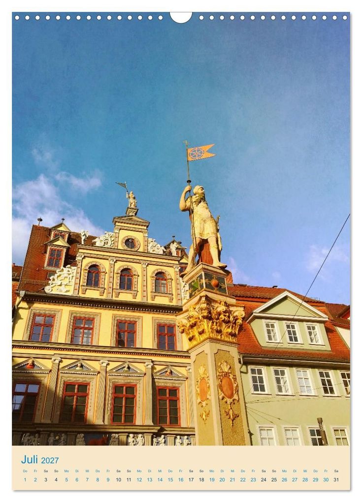 Weitere Ansicht: Erfurt und Eisenach - Traumhaft Schön (Wandkalender 2027 DIN A3 hoch), CALVENDO Monatskalender | Gaby Wojciech, Calvendo