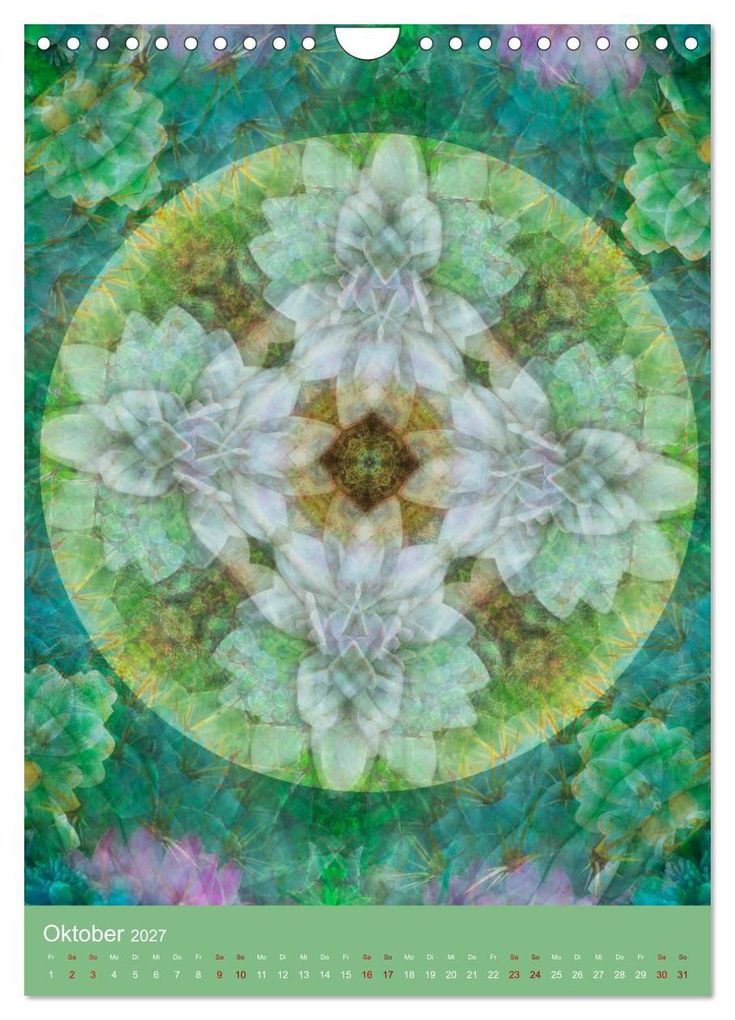 Weitere Ansicht: Meditative Pflanzenmandalas (Wandkalender 2027 DIN A4 hoch), CALVENDO Monatskalender | Christine B-B Müller, Calvendo