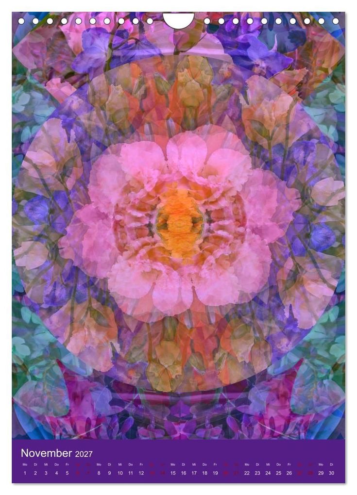 Weitere Ansicht: Meditative Pflanzenmandalas (Wandkalender 2027 DIN A4 hoch), CALVENDO Monatskalender | Christine B-B Müller, Calvendo