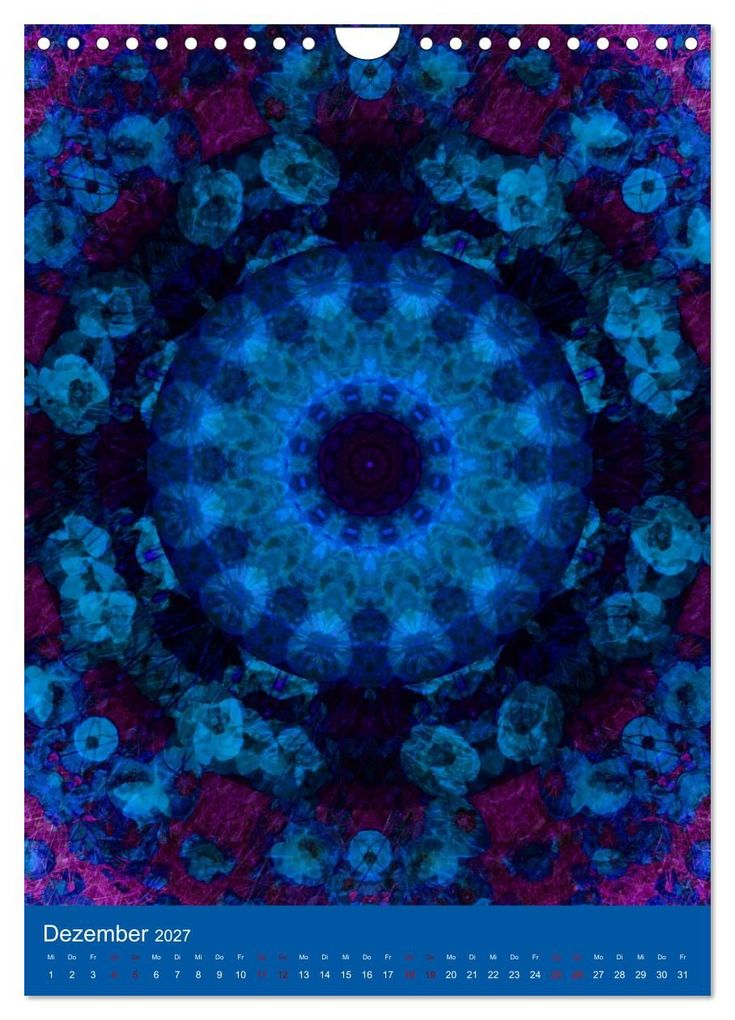 Weitere Ansicht: Meditative Pflanzenmandalas (Wandkalender 2027 DIN A4 hoch), CALVENDO Monatskalender | Christine B-B Müller, Calvendo