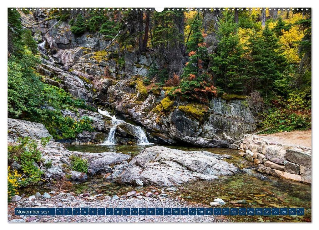 Weitere Ansicht: Glacier National Park - Abenteuer in den Rocky Mountains (Wandkalender 2027 DIN A2 quer), CALVENDO Monatskalender | Thomas Holtgräwe, Calvendo