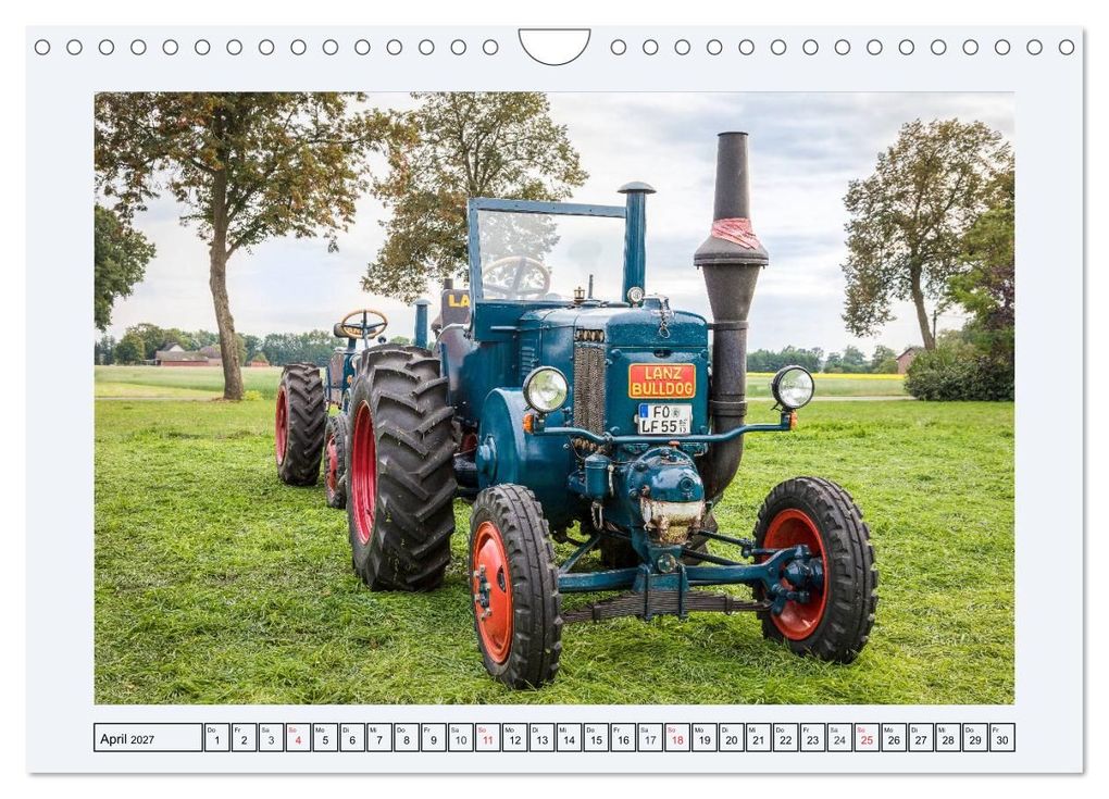 Weitere Ansicht: Alte Schätzchen - Traktoren (Wandkalender 2027 DIN A4 quer), CALVENDO Monatskalender | Marion Maurer, Calvendo