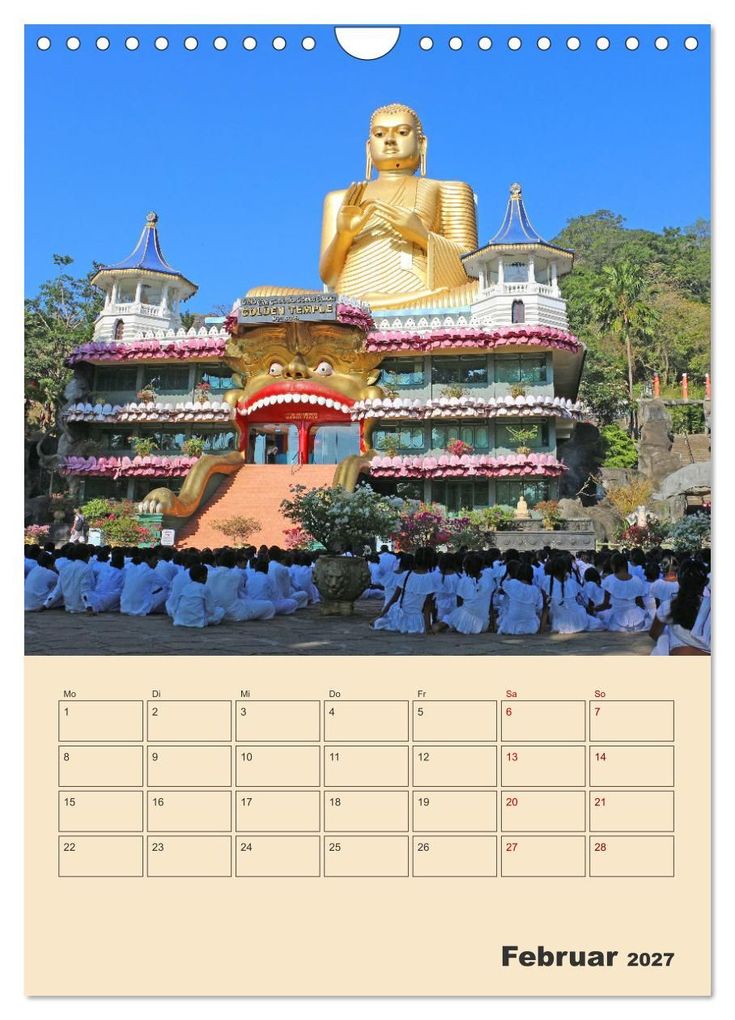 Weitere Ansicht: Sri Lanka - Terminplaner (Wandkalender 2027 DIN A4 hoch), CALVENDO Monatskalender | Denise Graupner, Calvendo