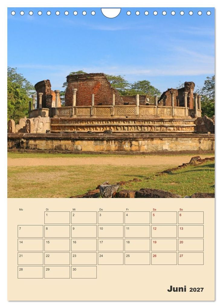 Weitere Ansicht: Sri Lanka - Terminplaner (Wandkalender 2027 DIN A4 hoch), CALVENDO Monatskalender | Denise Graupner, Calvendo