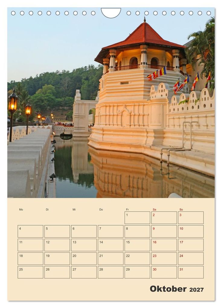 Weitere Ansicht: Sri Lanka - Terminplaner (Wandkalender 2027 DIN A4 hoch), CALVENDO Monatskalender | Denise Graupner, Calvendo