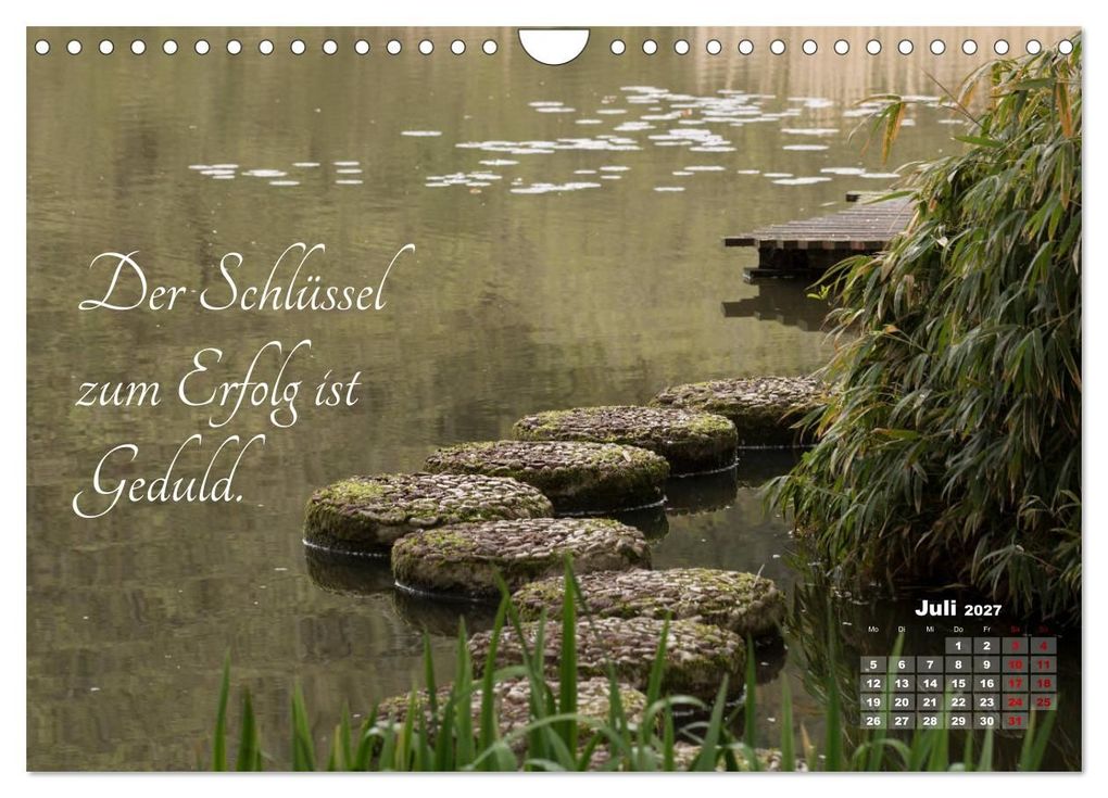 Weitere Ansicht: Chinesische Weisheiten (Wandkalender 2027 DIN A4 quer), CALVENDO Monatskalender | Ulrike Adam, Calvendo