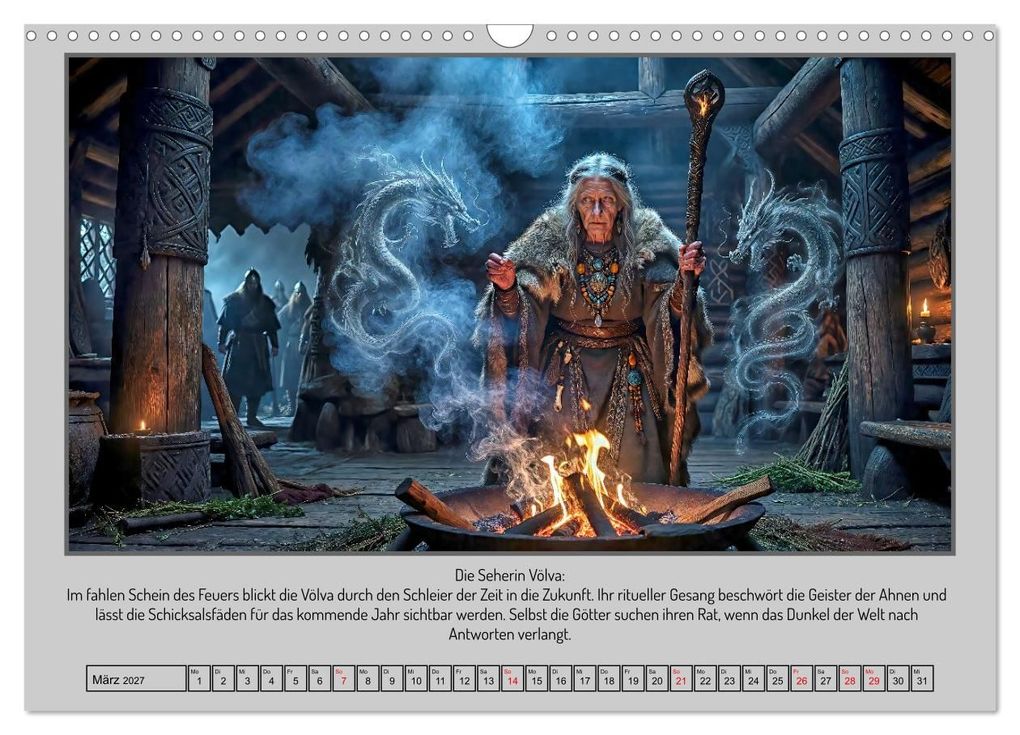 Weitere Ansicht: In Yggdrasils Schatten: Ein Pfad durch die neun Welten (Wandkalender 2027 DIN A3 quer), CALVENDO Monatskalender | Werner Braun, Calvendo