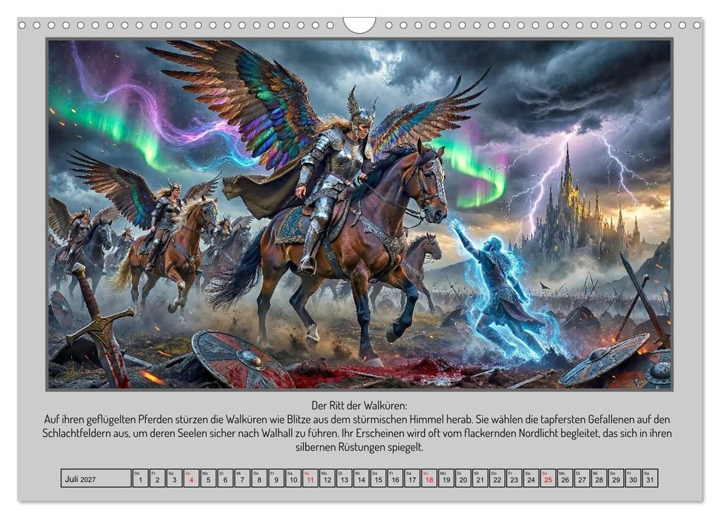 Weitere Ansicht: In Yggdrasils Schatten: Ein Pfad durch die neun Welten (Wandkalender 2027 DIN A3 quer), CALVENDO Monatskalender | Werner Braun, Calvendo