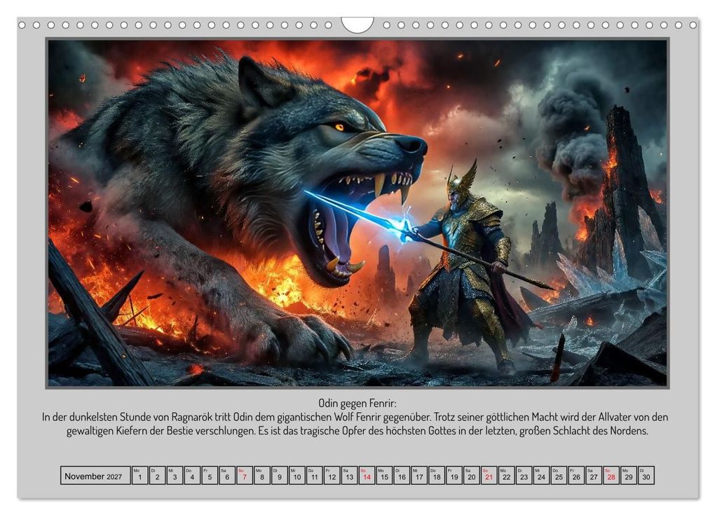 Weitere Ansicht: In Yggdrasils Schatten: Ein Pfad durch die neun Welten (Wandkalender 2027 DIN A3 quer), CALVENDO Monatskalender | Werner Braun, Calvendo