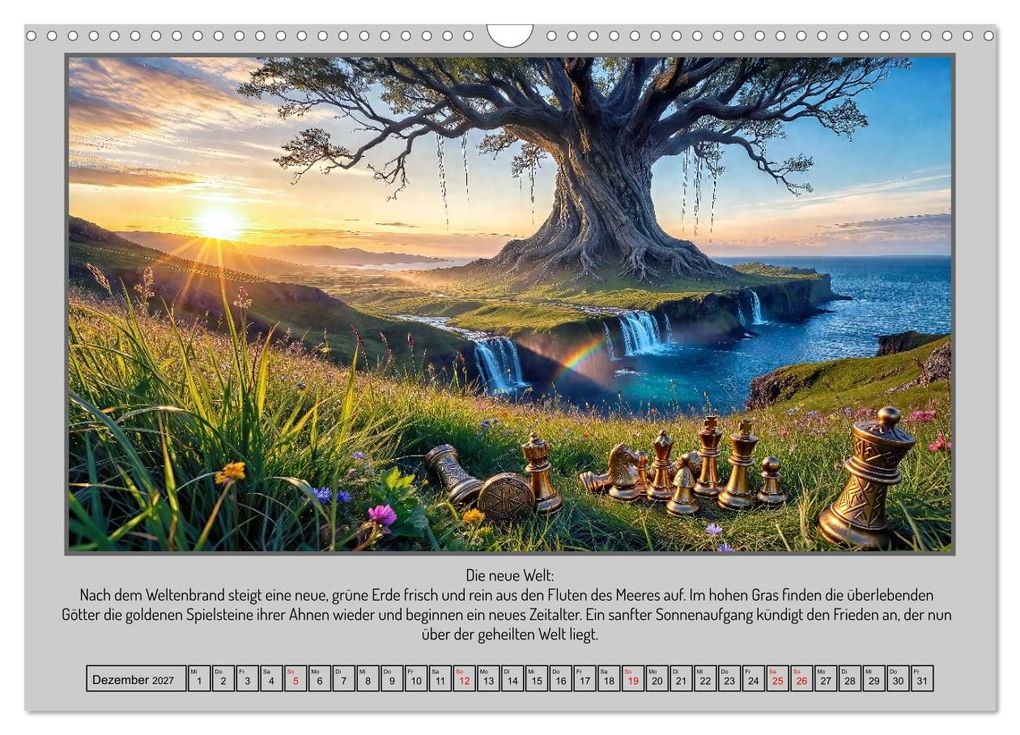 Weitere Ansicht: In Yggdrasils Schatten: Ein Pfad durch die neun Welten (Wandkalender 2027 DIN A3 quer), CALVENDO Monatskalender | Werner Braun, Calvendo