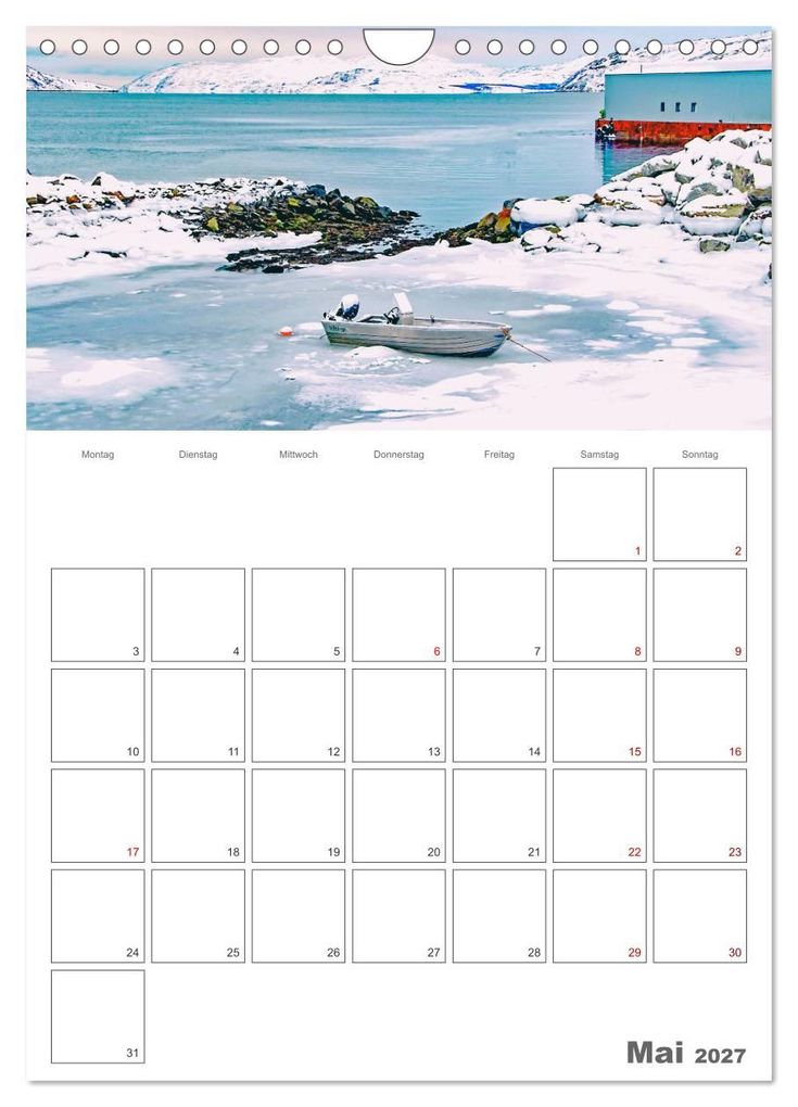Weitere Ansicht: Die Küste Norwegens - Terminplaner (Wandkalender 2027 DIN A4 hoch), CALVENDO Monatskalender | Nina Schwarze, Calvendo