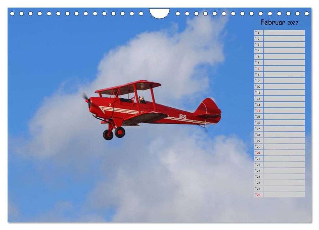Weitere Ansicht: Flugzeuge - Starts und Landeanflüge Geburtstagsplaner (Wandkalender 2027 DIN A4 quer), CALVENDO Monatskalender | Frank Gayde, Calvendo