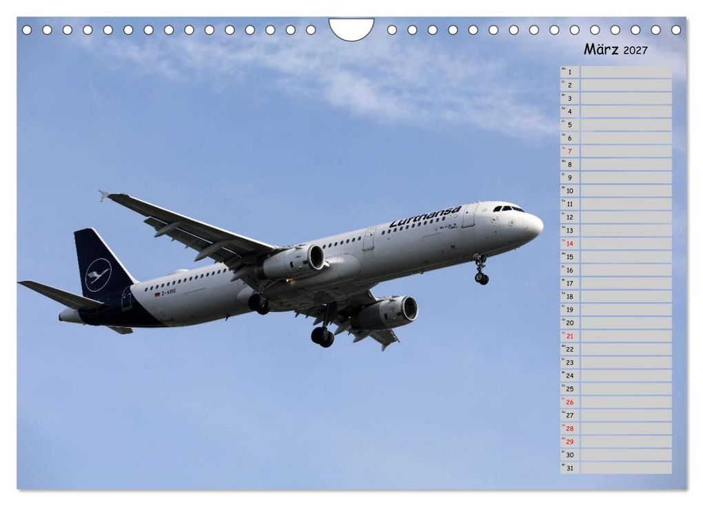 Weitere Ansicht: Flugzeuge - Starts und Landeanflüge Geburtstagsplaner (Wandkalender 2027 DIN A4 quer), CALVENDO Monatskalender | Frank Gayde, Calvendo