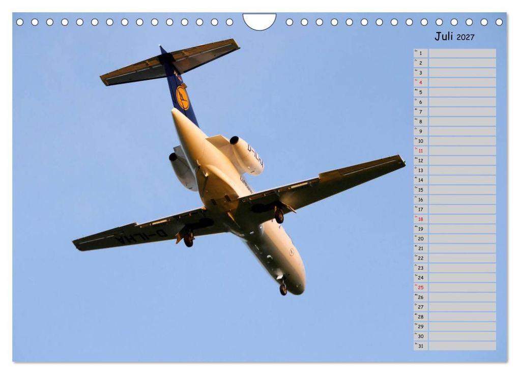 Weitere Ansicht: Flugzeuge - Starts und Landeanflüge Geburtstagsplaner (Wandkalender 2027 DIN A4 quer), CALVENDO Monatskalender | Frank Gayde, Calvendo