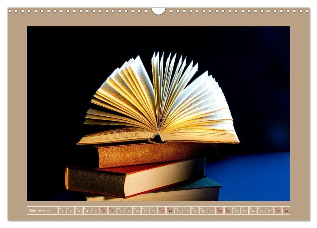 Weitere Ansicht: Bücher phantasievoll und sachlich (Wandkalender 2027 DIN A3 quer), CALVENDO Monatskalender | Christiane Calmbacher, Calvendo