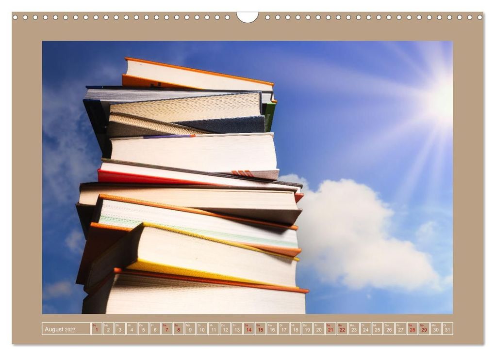 Weitere Ansicht: Bücher phantasievoll und sachlich (Wandkalender 2027 DIN A3 quer), CALVENDO Monatskalender | Christiane Calmbacher, Calvendo