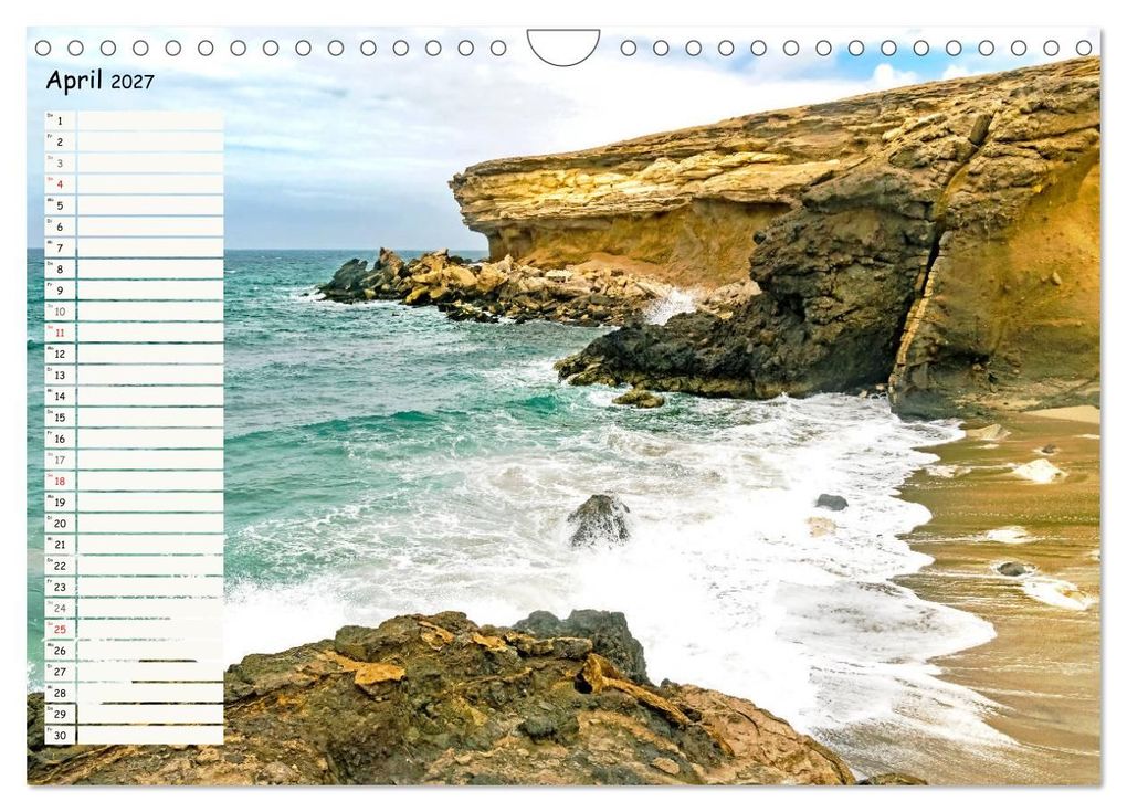 Weitere Ansicht: FUERTEVENTURA Geburtstagskalender mit Planerfunktion (Wandkalender 2027 DIN A4 quer), CALVENDO Monatskalender | Andrea Dreegmeyer, Calvendo