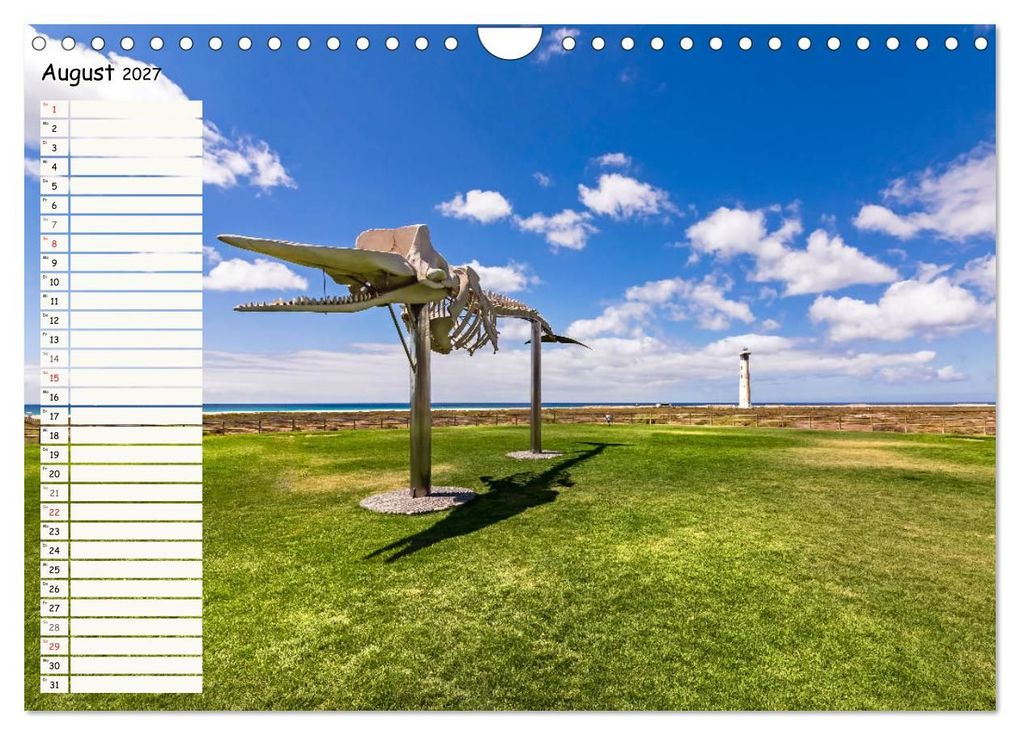 Weitere Ansicht: FUERTEVENTURA Geburtstagskalender mit Planerfunktion (Wandkalender 2027 DIN A4 quer), CALVENDO Monatskalender | Andrea Dreegmeyer, Calvendo