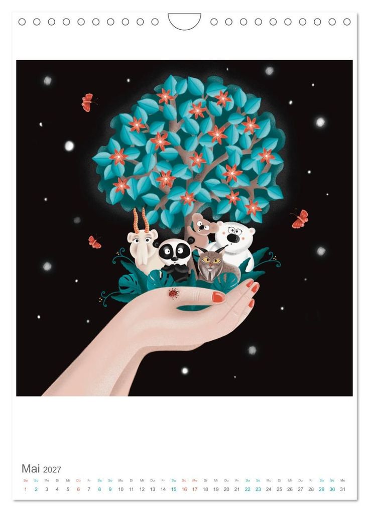 Weitere Ansicht: SAVE OUR PLANET - Zurück zur Natur (Wandkalender 2027 DIN A4 hoch), CALVENDO Monatskalender | Danja Krampikowski, Calvendo