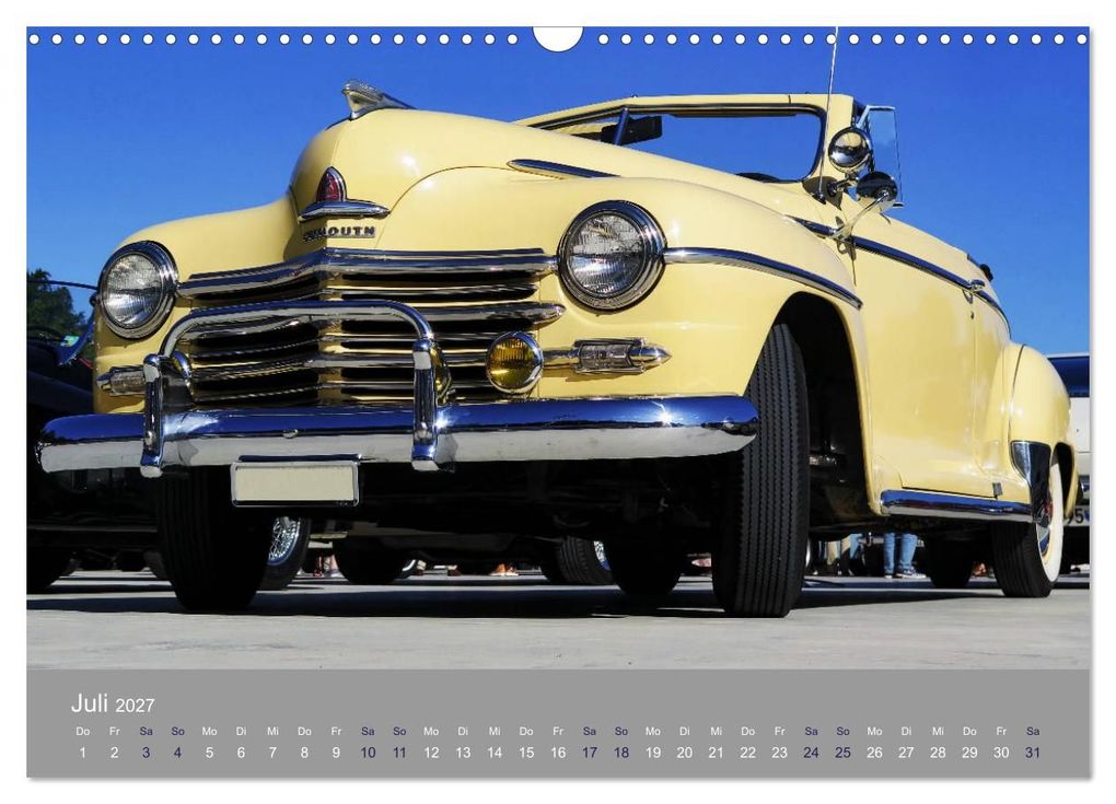 Weitere Ansicht: US-Strassenkreuzer (Wandkalender 2027 DIN A3 quer), CALVENDO Monatskalender | Arie Wubben - CH-8942 Oberrieden, Calvendo