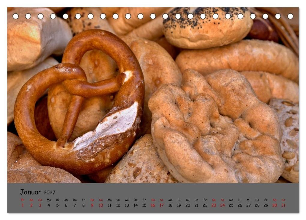 Weitere Ansicht: Mein Brotkalender (Tischkalender 2027 DIN A5 quer), CALVENDO Monatskalender | (c)2022 by insideportugal, (C) By Insideportugal, Calvendo