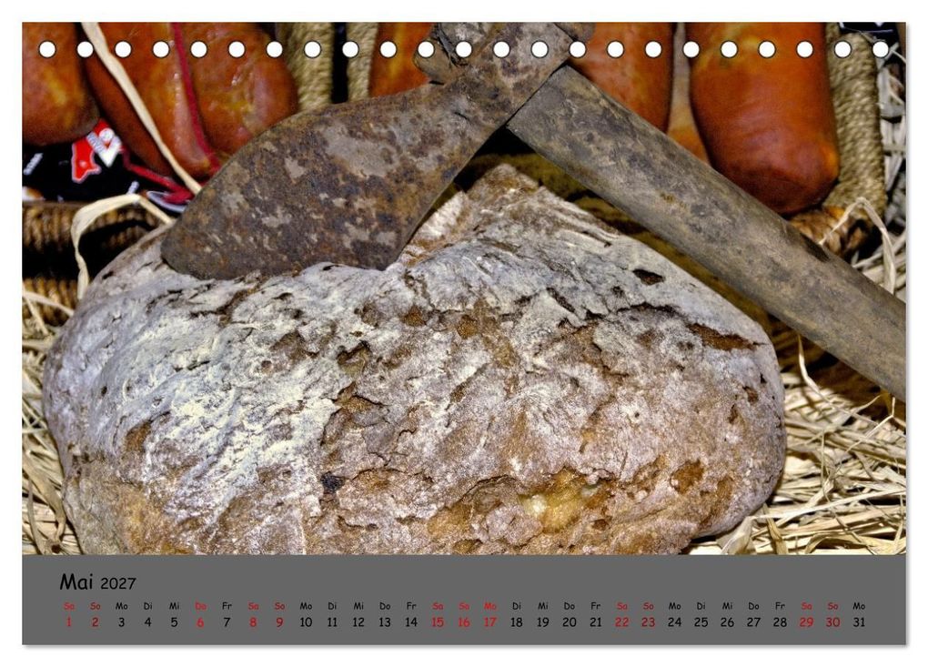 Weitere Ansicht: Mein Brotkalender (Tischkalender 2027 DIN A5 quer), CALVENDO Monatskalender | (c)2022 by insideportugal, (C) By Insideportugal, Calvendo