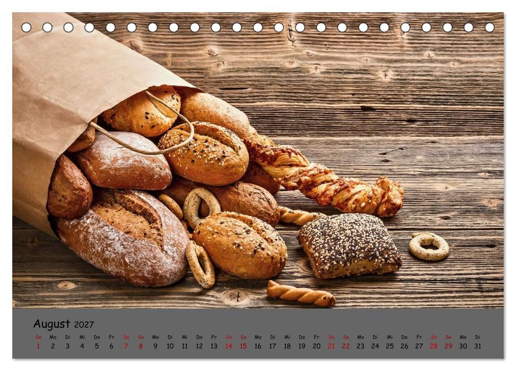 Weitere Ansicht: Mein Brotkalender (Tischkalender 2027 DIN A5 quer), CALVENDO Monatskalender | (c)2022 by insideportugal, (C) By Insideportugal, Calvendo