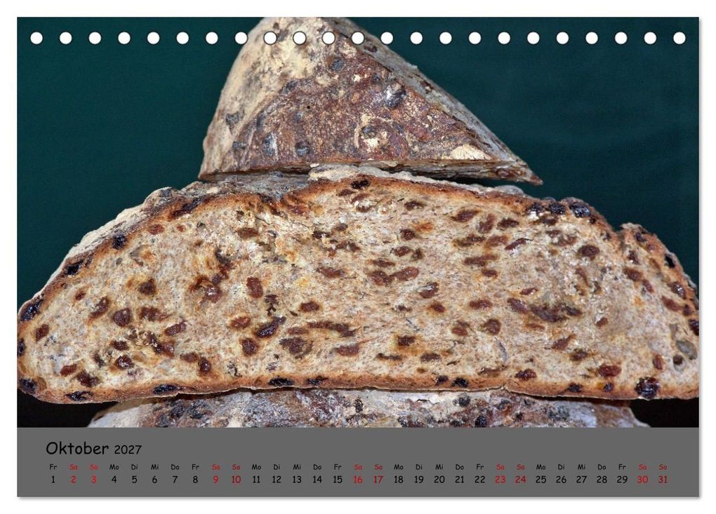 Weitere Ansicht: Mein Brotkalender (Tischkalender 2027 DIN A5 quer), CALVENDO Monatskalender | (c)2022 by insideportugal, (C) By Insideportugal, Calvendo