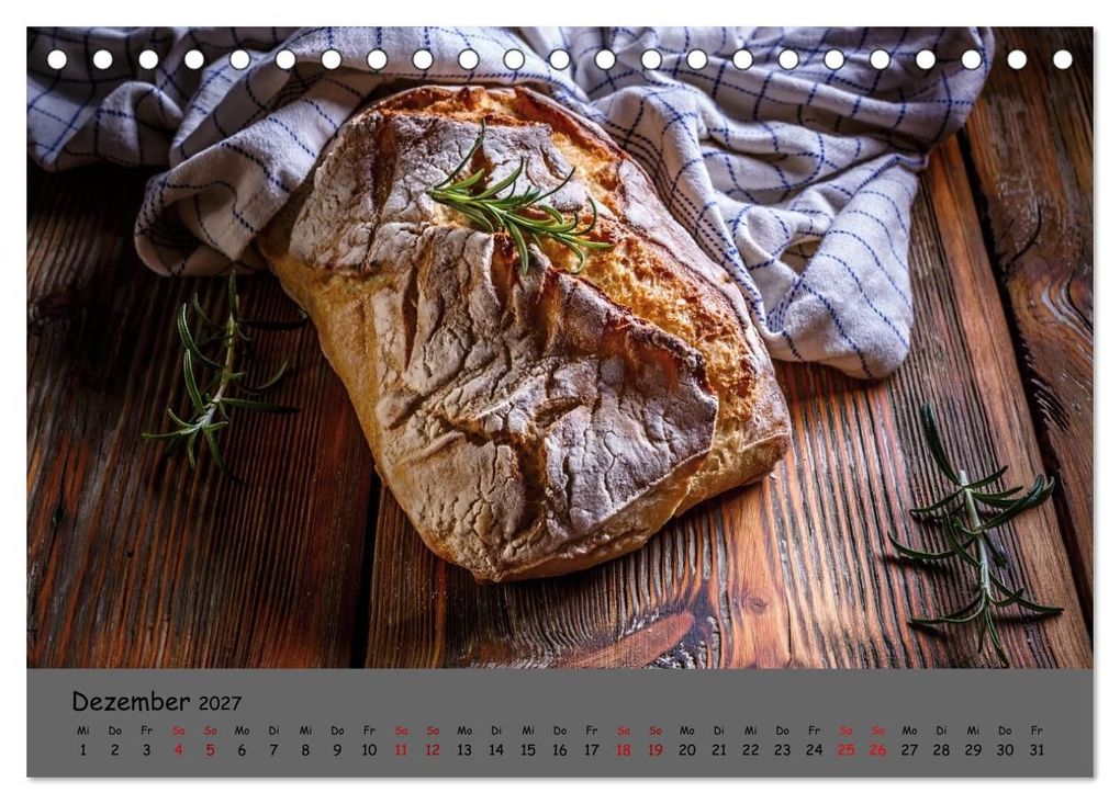 Weitere Ansicht: Mein Brotkalender (Tischkalender 2027 DIN A5 quer), CALVENDO Monatskalender | (c)2022 by insideportugal, (C) By Insideportugal, Calvendo
