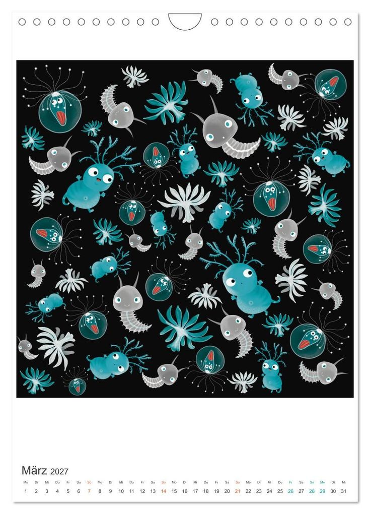 Weitere Ansicht: SAVE OUR OCEANS - Ursprung allen Lebens (Wandkalender 2027 DIN A4 hoch), CALVENDO Monatskalender | Danja Krampikowski, Calvendo