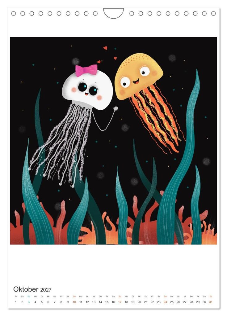 Weitere Ansicht: SAVE OUR OCEANS - Ursprung allen Lebens (Wandkalender 2027 DIN A4 hoch), CALVENDO Monatskalender | Danja Krampikowski, Calvendo