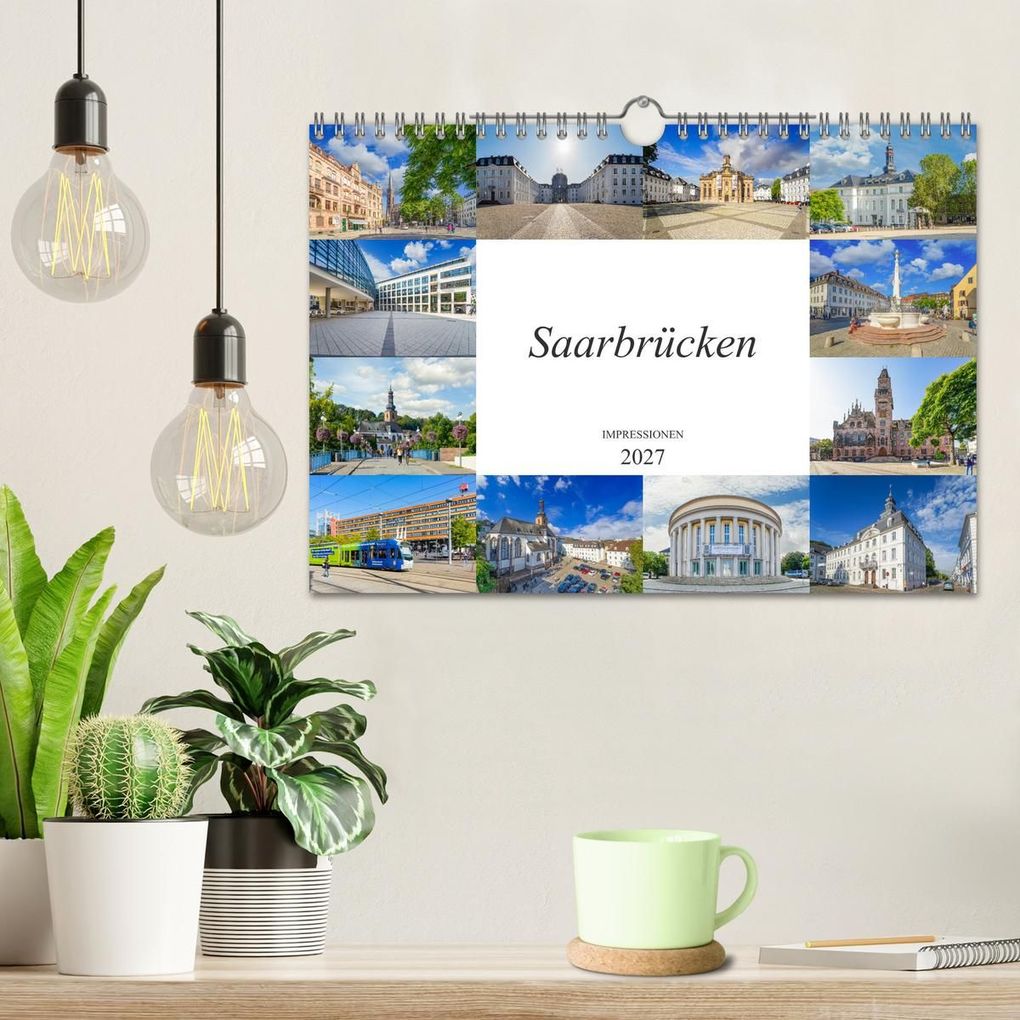 Weitere Ansicht: Saarbrücken Impressionen (Wandkalender 2027 DIN A4 quer), CALVENDO Monatskalender | Dirk Meutzner, Calvendo