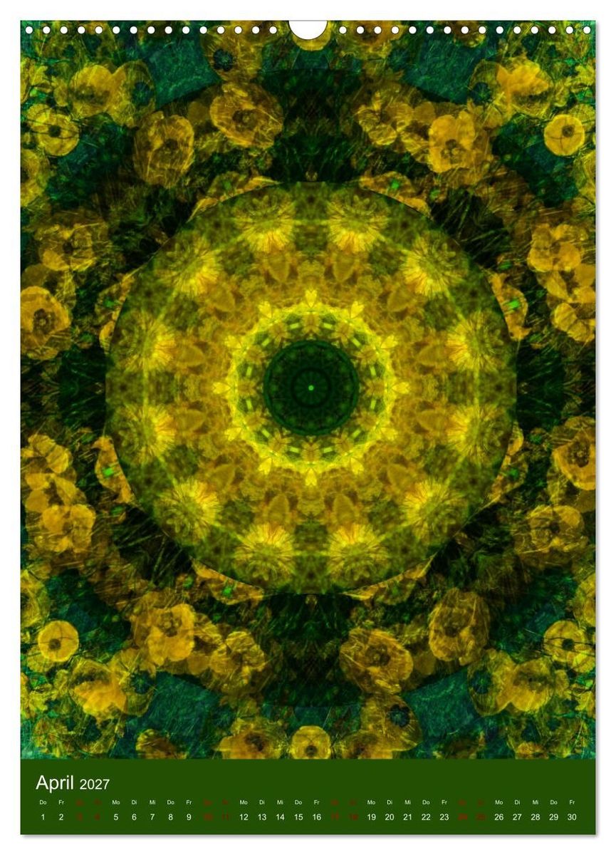 Weitere Ansicht: Meditative Pflanzenmandalas (Wandkalender 2027 DIN A3 hoch), CALVENDO Monatskalender | Christine B-B Müller, Calvendo