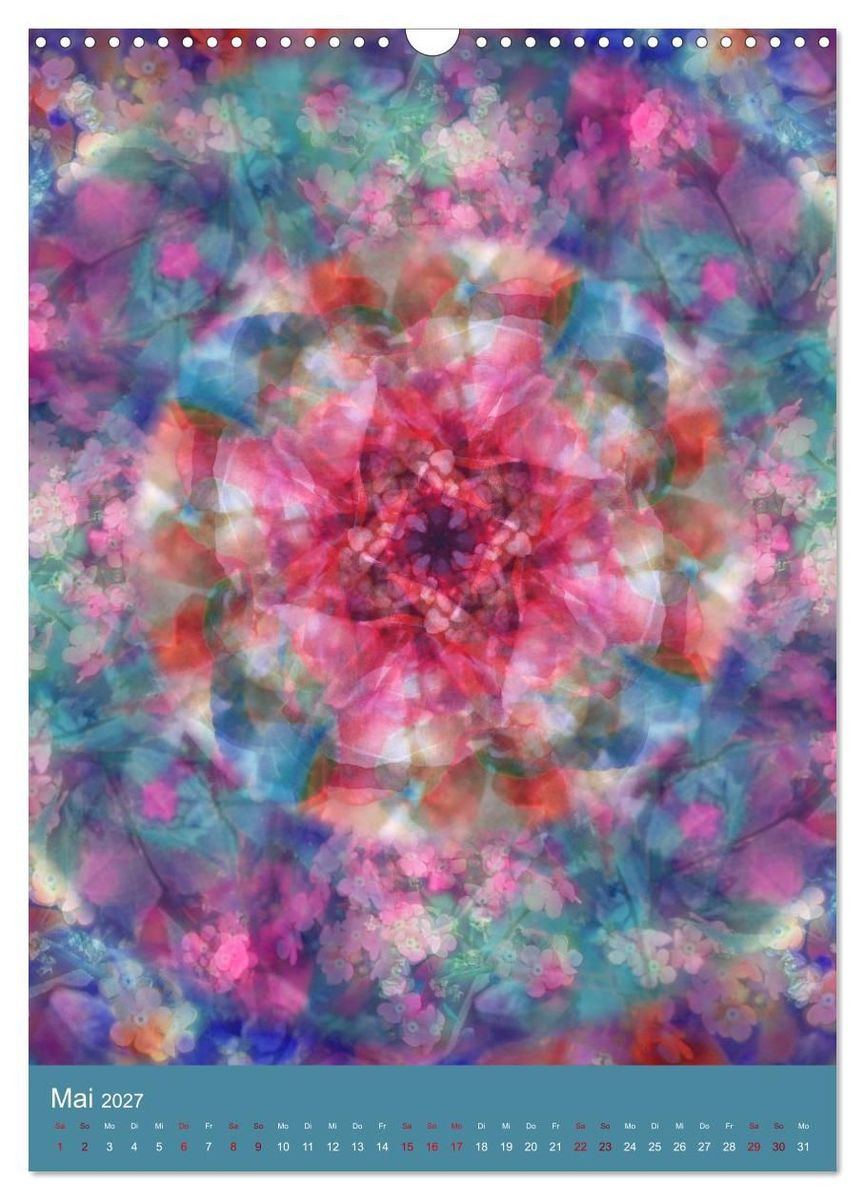 Weitere Ansicht: Meditative Pflanzenmandalas (Wandkalender 2027 DIN A3 hoch), CALVENDO Monatskalender | Christine B-B Müller, Calvendo