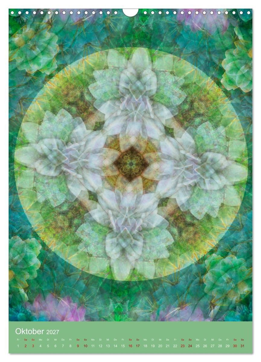 Weitere Ansicht: Meditative Pflanzenmandalas (Wandkalender 2027 DIN A3 hoch), CALVENDO Monatskalender | Christine B-B Müller, Calvendo