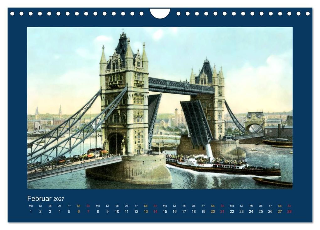 Weitere Ansicht: Historisches London von 1888 bis 1918 (Wandkalender 2027 DIN A4 quer), CALVENDO Monatskalender | Jens Siebert, Calvendo