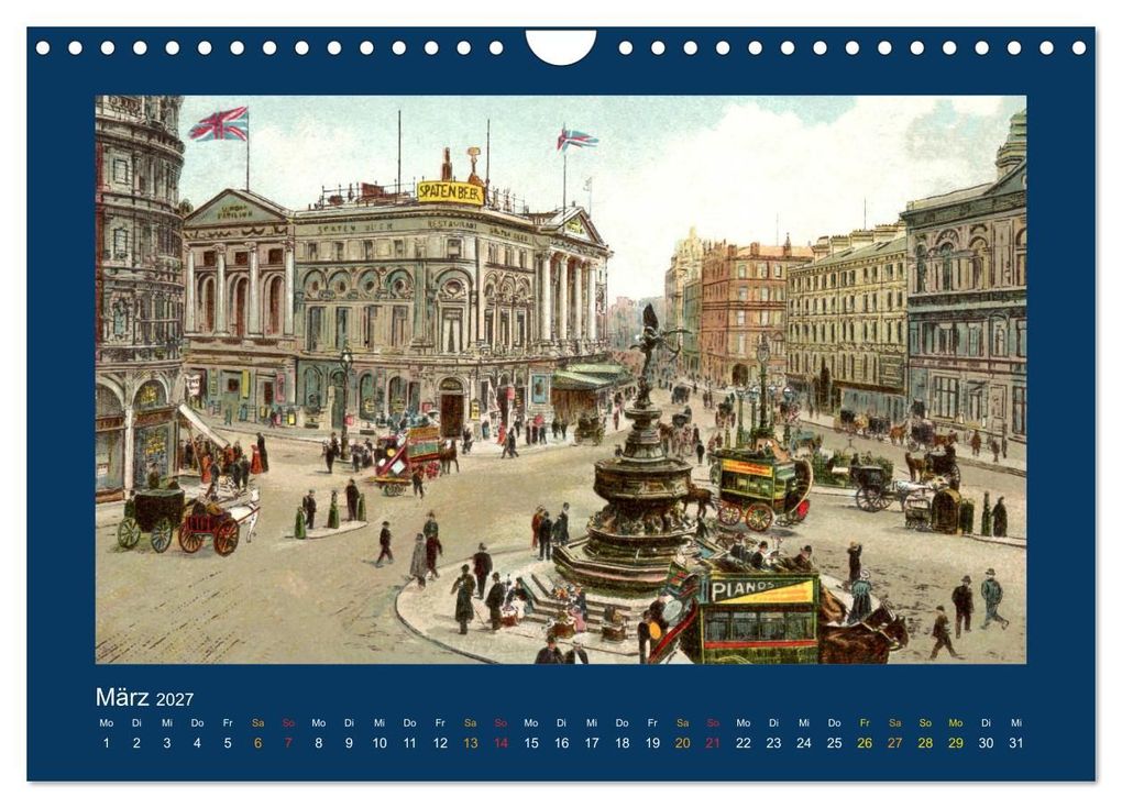 Weitere Ansicht: Historisches London von 1888 bis 1918 (Wandkalender 2027 DIN A4 quer), CALVENDO Monatskalender | Jens Siebert, Calvendo