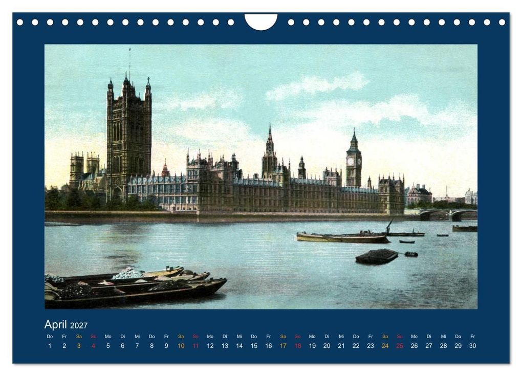 Weitere Ansicht: Historisches London von 1888 bis 1918 (Wandkalender 2027 DIN A4 quer), CALVENDO Monatskalender | Jens Siebert, Calvendo