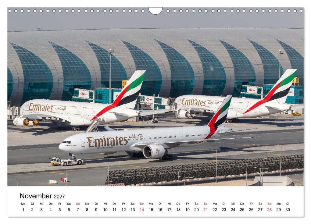 Weitere Ansicht: Flugzeugkalender - die besten Flugzeugbilder aus aller Welt (Wandkalender 2027 DIN A3 quer), CALVENDO Monatskalender | Markus Mainka, Calvendo