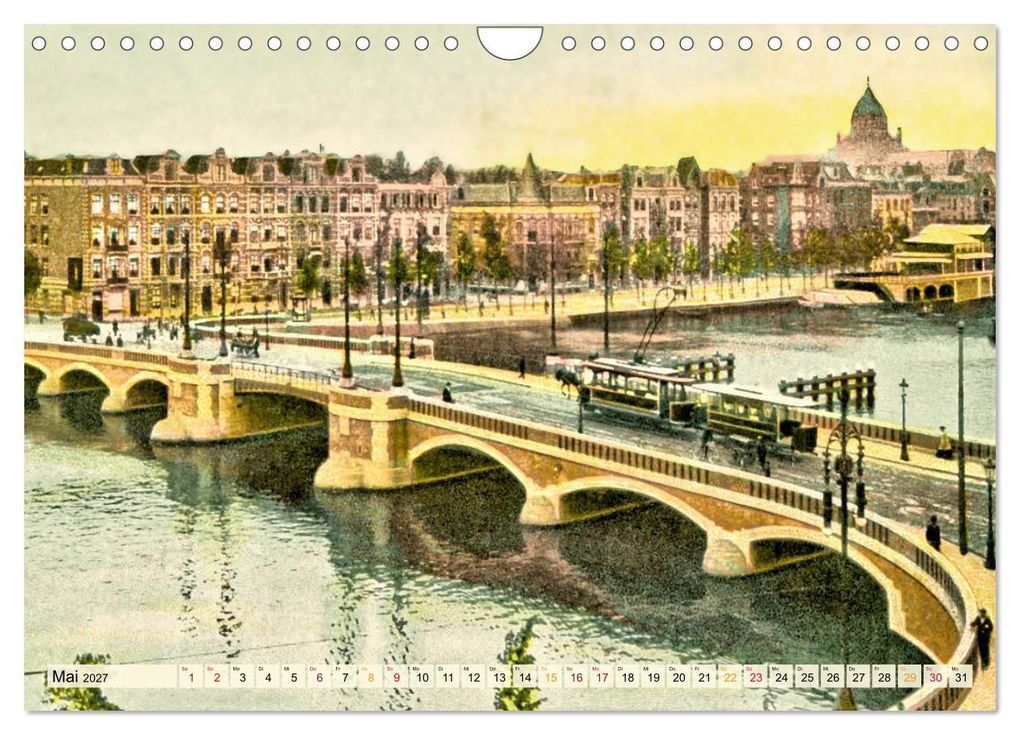 Weitere Ansicht: Amsterdam um 1900 (Wandkalender 2027 DIN A4 quer), CALVENDO Monatskalender | Jens Siebert, Calvendo