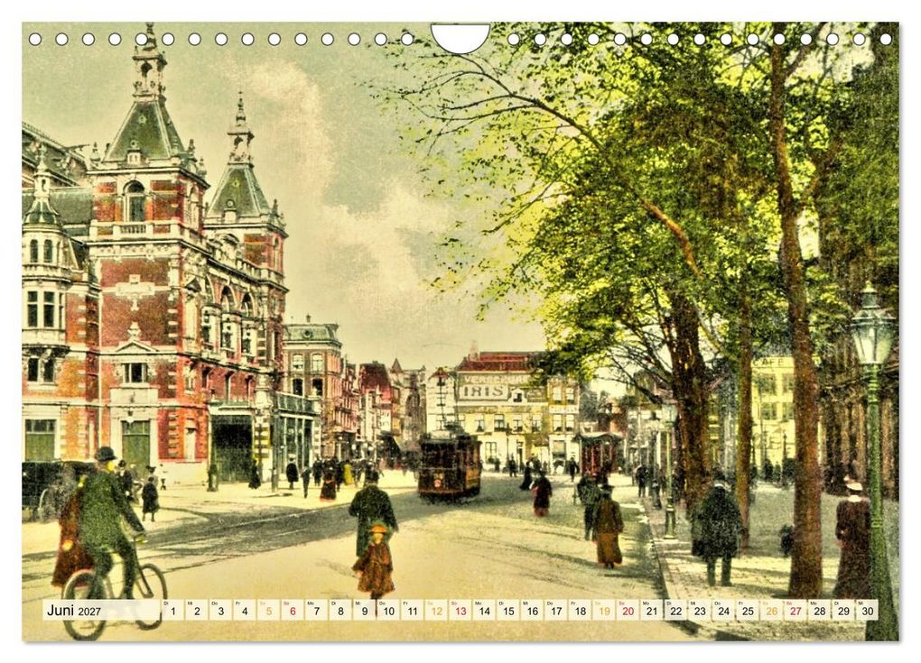 Weitere Ansicht: Amsterdam um 1900 (Wandkalender 2027 DIN A4 quer), CALVENDO Monatskalender | Jens Siebert, Calvendo