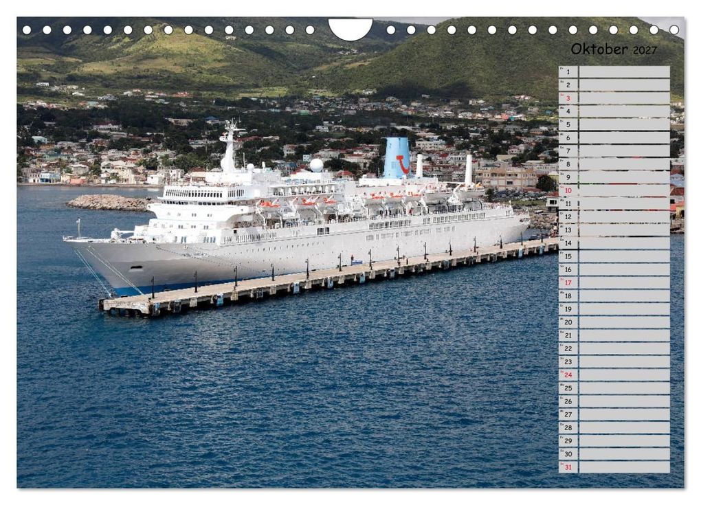 Weitere Ansicht: Riesen der Meere - Kreuzfahrtschiffe Geburtstagskalender (Wandkalender 2027 DIN A4 quer), CALVENDO Monatskalender | Frank Gayde, Calvendo