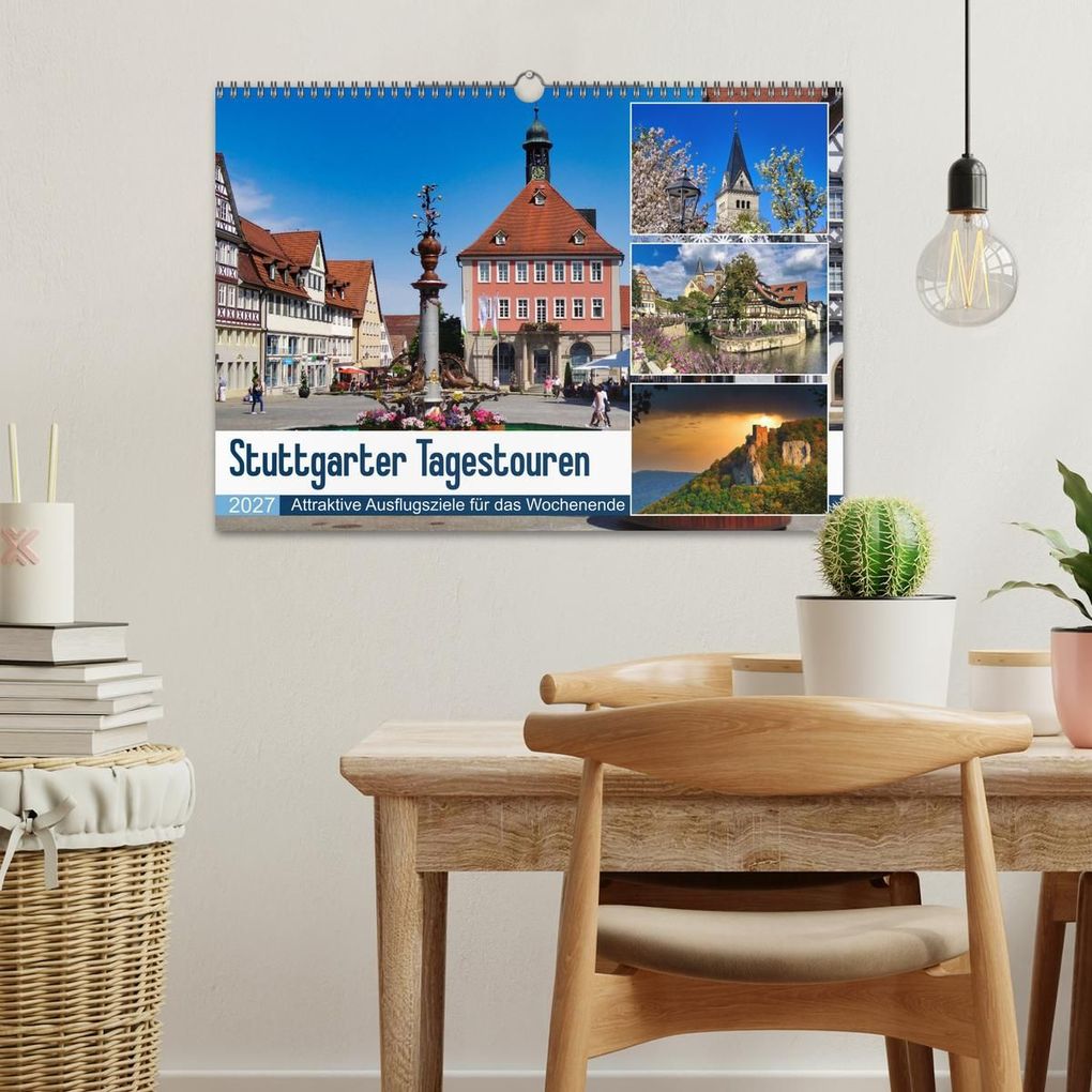 Weitere Ansicht: Stuttgarter Tagestouren (Wandkalender 2027 DIN A3 quer), CALVENDO Monatskalender | Klaus-Peter Huschka, Calvendo