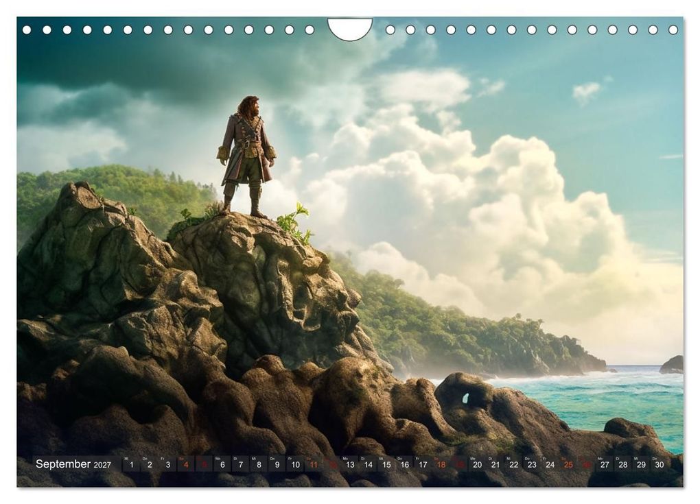 Weitere Ansicht: Eine Reise durch die Weltliteratur (Wandkalender 2027 DIN A4 quer), CALVENDO Monatskalender | Dirk Meutzner, Calvendo