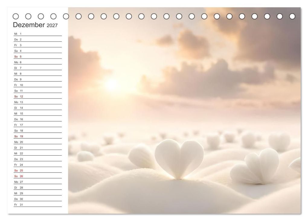 Weitere Ansicht: Romantischer Terminkalender (Tischkalender 2027 DIN A5 quer), CALVENDO Monatskalender | Ursula Di Chito, Calvendo