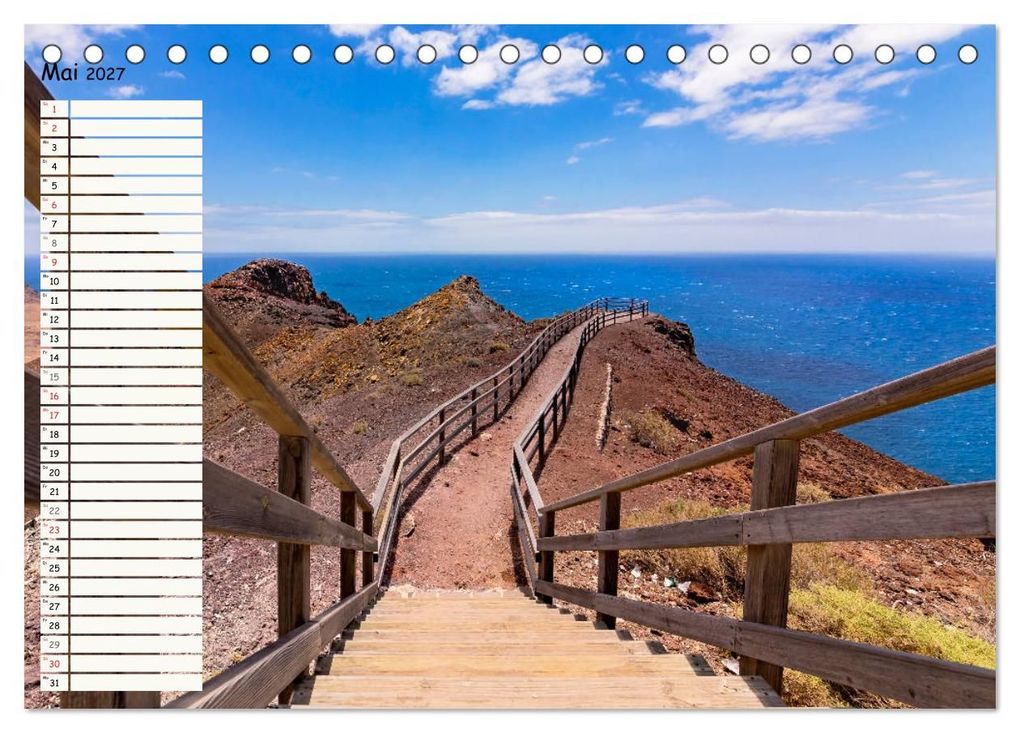 Weitere Ansicht: FUERTEVENTURA Geburtstagskalender mit Planerfunktion (Tischkalender 2027 DIN A5 quer), CALVENDO Monatskalender | Andrea Dreegmeyer, Calvendo